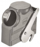 Grommet housing, size 24B, die-cast aluminum, M50, straight, central locking, IP65, 19300240589