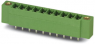 Pin header, 17 pole, pitch 3.5 mm, straight, green, 1843376