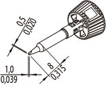 0142CDLF10/SB Ersa Soldering tips, desoldering tips and hot air nozzles Image 2