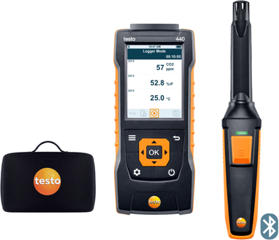 0563 4405 Testo Anemometers, Gas and Pressure Measuring Instruments Image 1