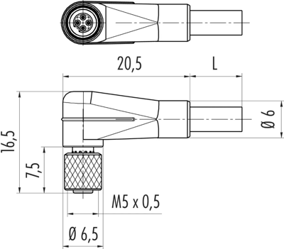 79 3104 55 03 binder Sensor-Actuator Cables Image 2