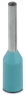 Insulated Wire end ferrule, 0.34 mm², 10.5 mm/6 mm long, turquoise, 3203053