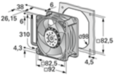 3214 JH4 ebm-papst Axial Fans Image 2