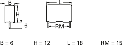 B32922C3154M000 EPCOS Film Capacitors Image 2