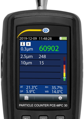 PCE-MPC 30 PCE Instruments Anemometers, Gas and Pressure Measuring Instruments Image 2