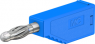 4 mm plug, solder connection, 1.0 mm², blue, 22.2627-23