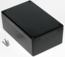 ABS enclosure, (L x W x H) 168 x 107 x 53 mm, black (RAL 9005), IP65, 1594EWBK