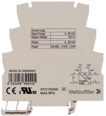 8721150000 Weidmüller Signal Converters and Measuring Transducers