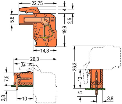 732-122/026-000 WAGO PCB Connection Systems Image 2