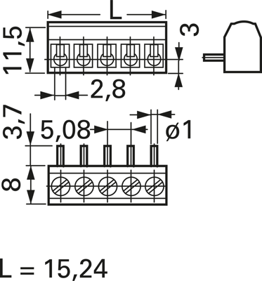 20877103 Weco PCB Terminal Blocks Image 2