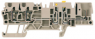 Isolating and measuring isolating terminal block, spring balancer connection, 0.5-4.0 mm², 16 A, 6 kV, dark beige, 1865510000