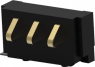 Connector, 3 pole, pitch 3.2 mm, angled, black, 1746142-1