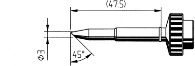 0612SDLF/SB Ersa Soldering tips, desoldering tips and hot air nozzles Image 2