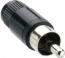 RCA plug, Cinchstecker, 2 A, löten