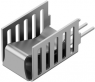 Clip-on heatsink, 21 x 13 x 13 mm, 23.8 K/W, solderable surface