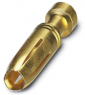Receptacle, 2.5 mm², AWG 14, crimp connection, gold-plated, 1674862
