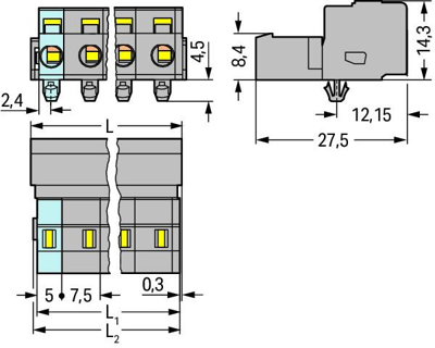 731-610/018-000 WAGO PCB Connection Systems Image 2