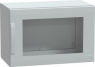 Control cabinet, (H x W x D) 500 x 750 x 420 mm, IP65, polyester, light gray, NSYPLA574TG