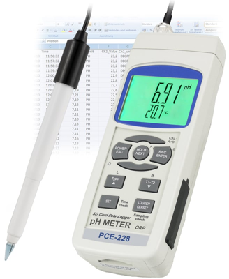 PCE-228S PCE Instruments Conductivity, PH-Meter, Refractometer Image 1