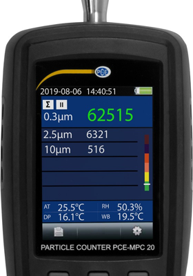 PCE-MPC 20 PCE Instruments Anemometers, Gas and Pressure Measuring Instruments Image 2