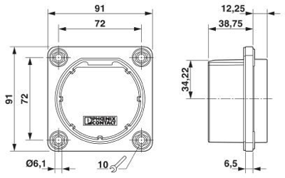 1623496 Phoenix Contact Frames for Sockets and more Accessories Image 2