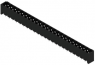 Pin header, 24 pole, pitch 5.08 mm, straight, black, 1838430000