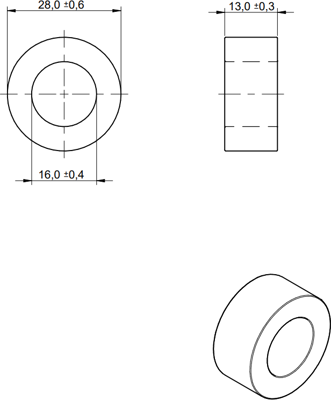 7427013 Würth Elektronik eiSos Ferrite cable cores Image 2