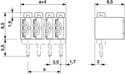 1914027 Phoenix Contact PCB Terminal Blocks Image 2