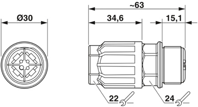 1424010 Phoenix Contact Other Circular Connectors Image 2