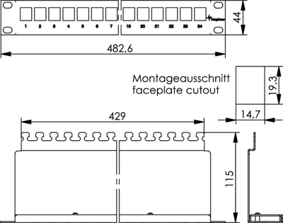 100021492 Telegärtner Connectin Modules, Patch Distributors Image 2