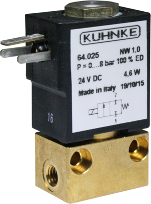 64.025 12VDC Kendrion Kuhnke Valves Image 1