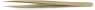 Precision tweezers, uninsulated, antimagnetic, brass, 130 mm, 27C.BR.0