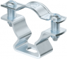 Spacer clamp, max. bundle Ø 25 mm, steel, galvanized, (L x W) 51 x 14 mm