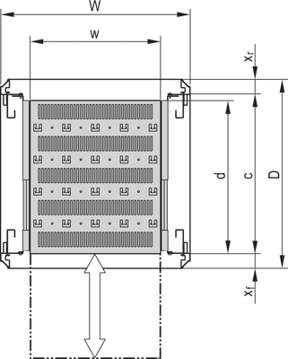 21130-357 SCHROFF Accessories for Enclosures