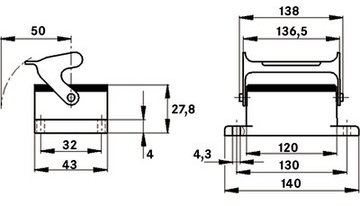 10102900 LAPP Housings for HDC Connectors Image 2