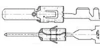 185028-1 AMP Crimp Contacts