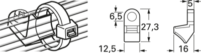 151-02258 HellermannTyton Cable Holders Image 2