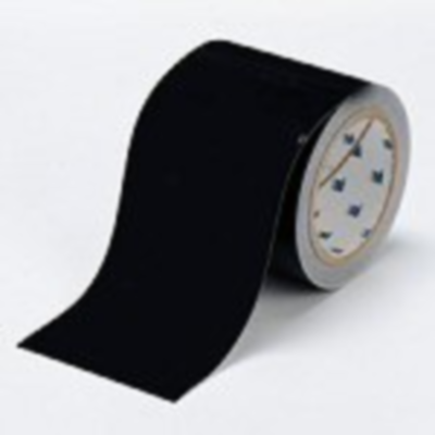 BLACK FLOOR TAPE 101,6 X 30 Brady Inspection labels, plates and tapes