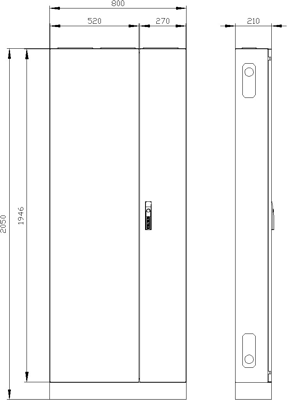 8GK1332-8KA32 Siemens Switch Cabinets, server cabinets Image 2