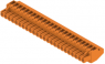 Socket header, 24 pole, pitch 5 mm, angled, orange, 1957780000