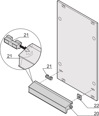 30809-428 SCHROFF Accessories for Enclosures