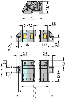 731-546/031-000 WAGO PCB Connection Systems Image 2