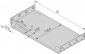 EuropacPRO Mounting Plate for Use With CoverPlate, 84 HP, 460 mm Board Length