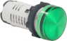 Signal light, illuminable, waistband round, green, mounting Ø 22 mm, XB7EV03GP