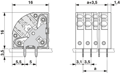 1724912 Phoenix Contact PCB Terminal Blocks Image 2