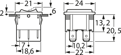 1809.1102 Marquardt Rocker Switches Image 2