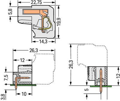 722-209/026-000 WAGO PCB Connection Systems Image 2