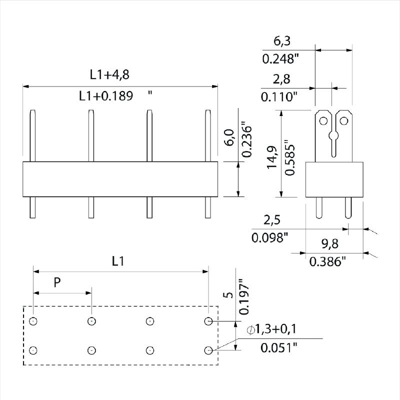 9500840000 Weidmüller PCB Terminal Blocks Image 2