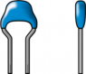 Ceramic capacitor, 10 pF, 100 V (DC), ±0.5 pF, radial, pitch 2.5 mm, C0G, FA18C0G2A100DNU00