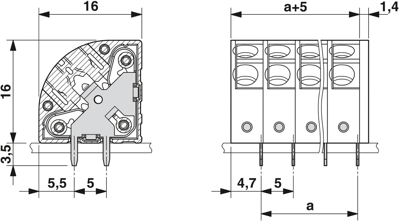 1725458 Phoenix Contact PCB Terminal Blocks Image 2